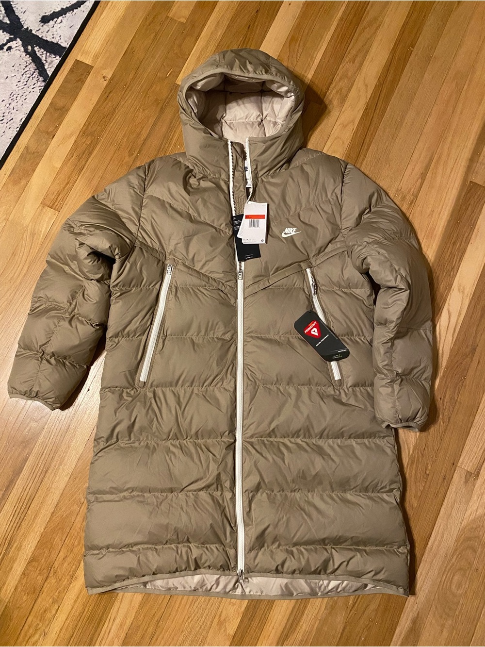 NEW Nike Sportswear Storm-FIT Windrunner Jacket in Beige/Lt Brown